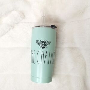 Rae Dunn 2022 Bee The Change Insulated‎ Stainless Steel Travel Cup